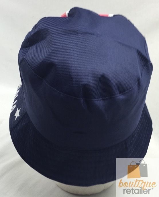 AUSTRALIA FLAG BUCKET HAT Adult Australian Day Aussie Summer Sun Cap Brim
