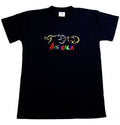 Adult Australia T Shirt Kangaroo Koala 100% Cotton Souvenir Tee Top - Black - XL